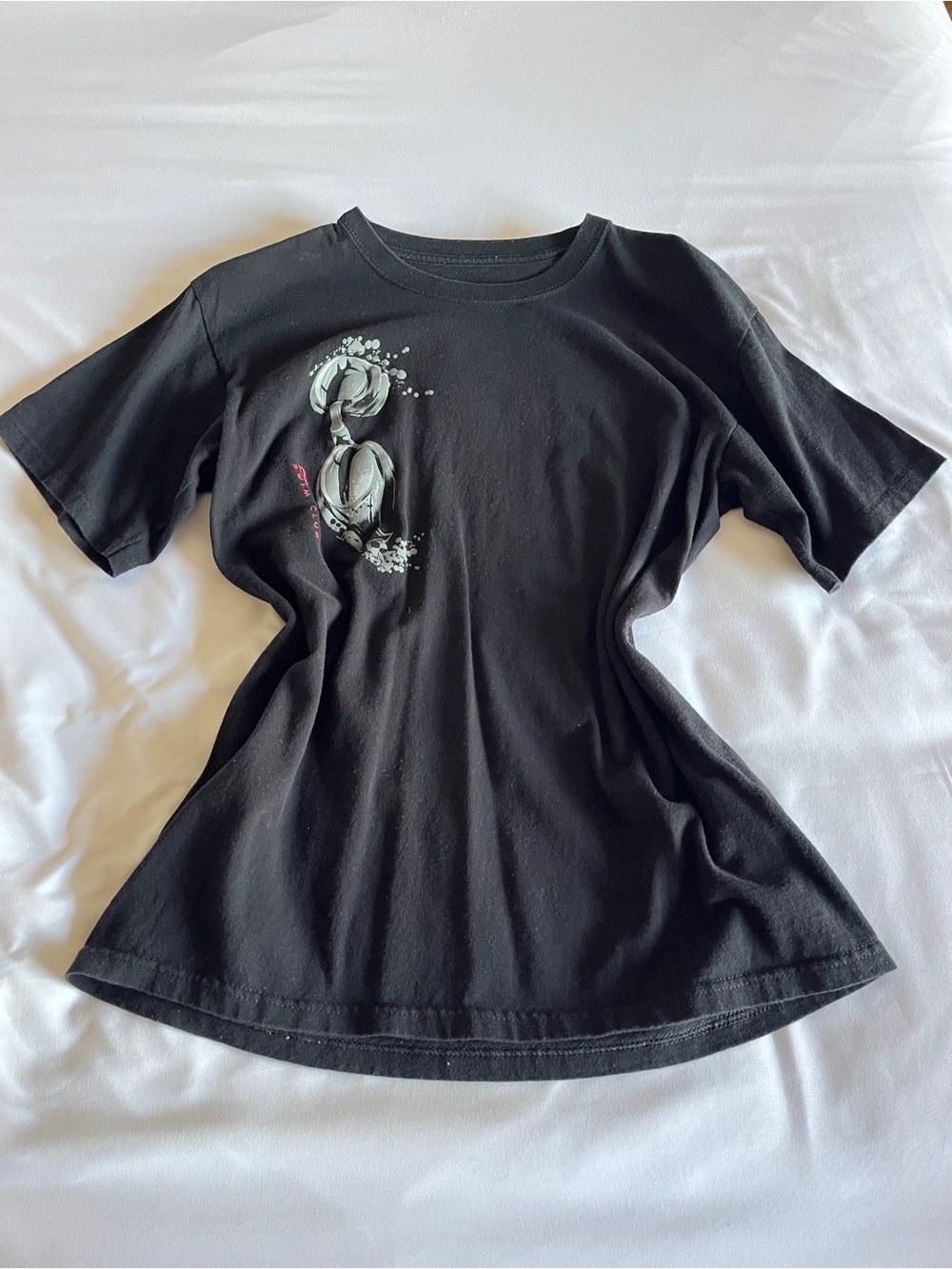 J. America Sportswear Black Short-Sleeve Graphic Tee Size M